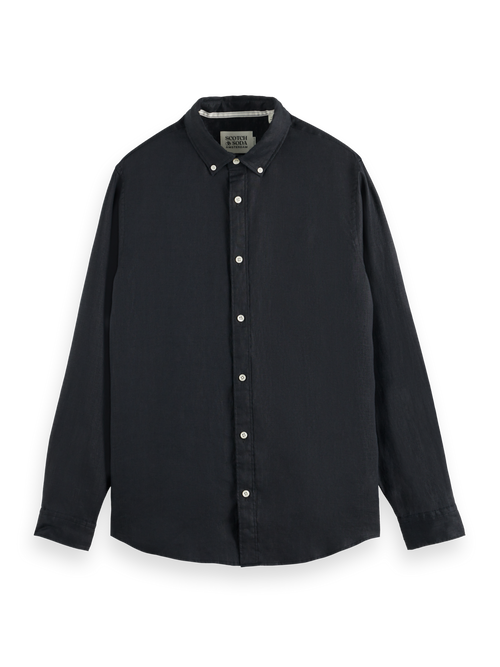 CORE - LINEN SHIRT LS BUTTON-DOWN