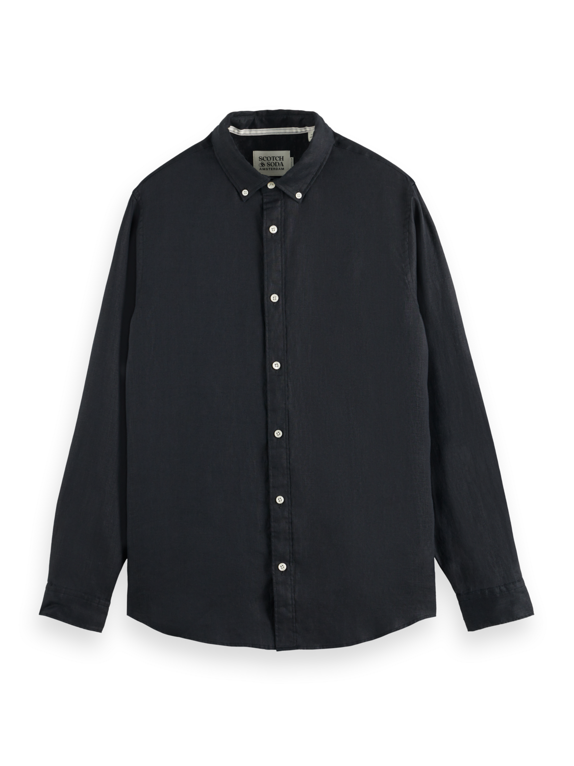 Essentials Linen Shirt - BLACK