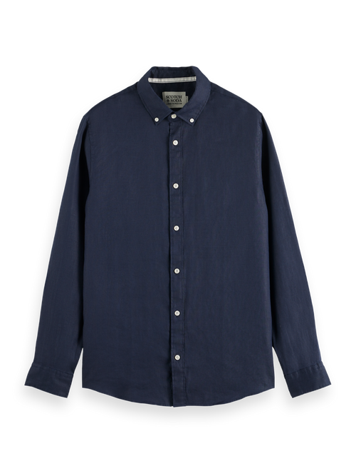 CORE - LINEN SHIRT LS BUTTON-DOWN
