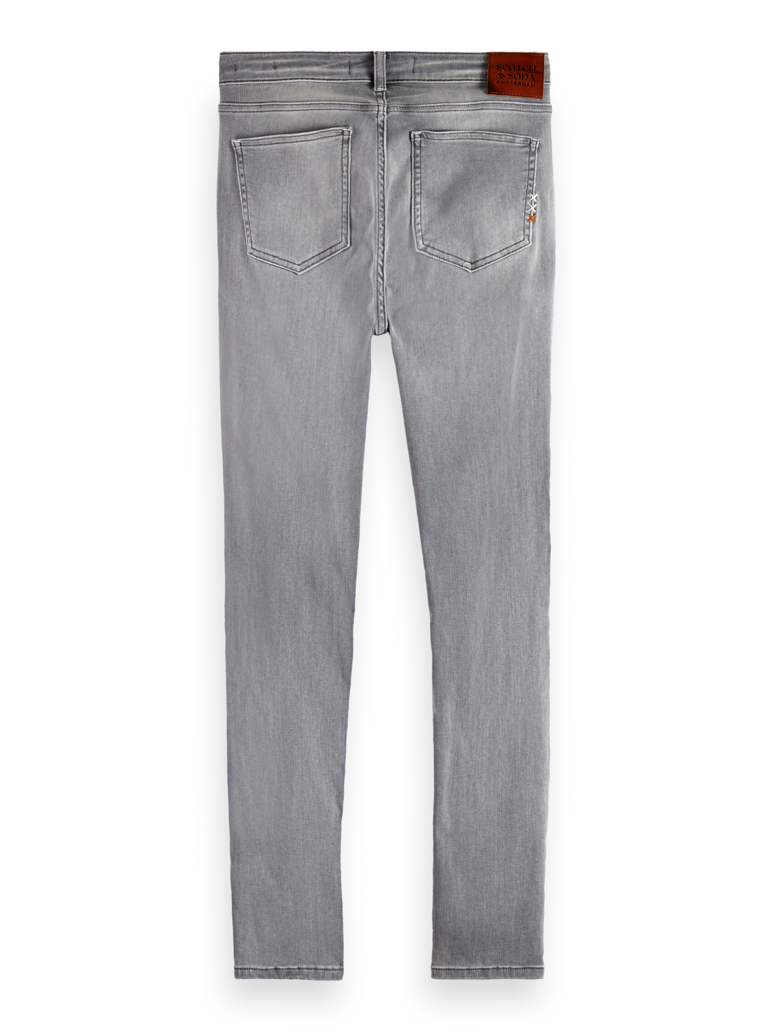 CORE BOHEMIENNE MID RISE SKINNY JEANS - GREY ROOTS