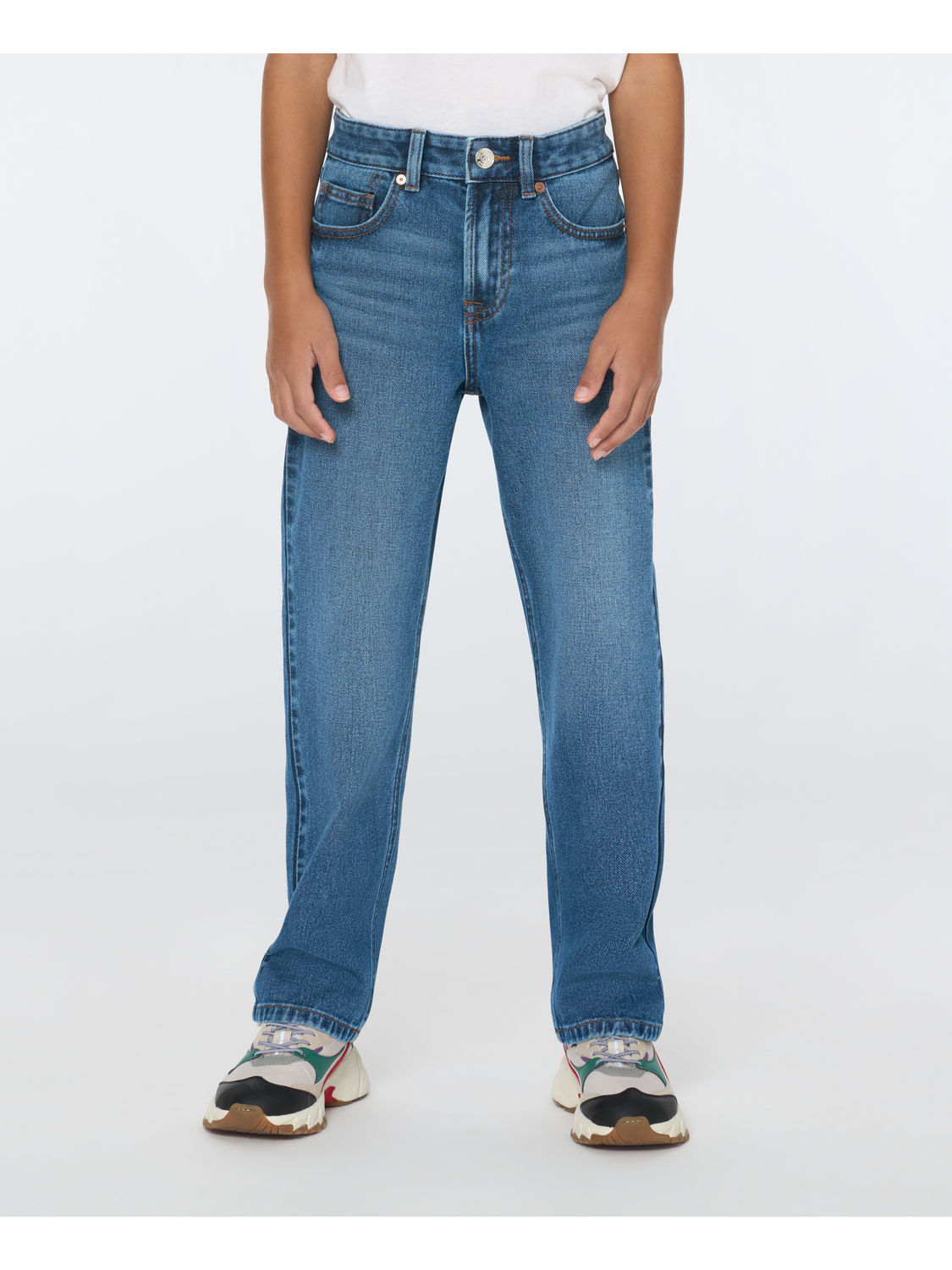 MEDIUM 5PKT STRAIGHT FIT JEAN