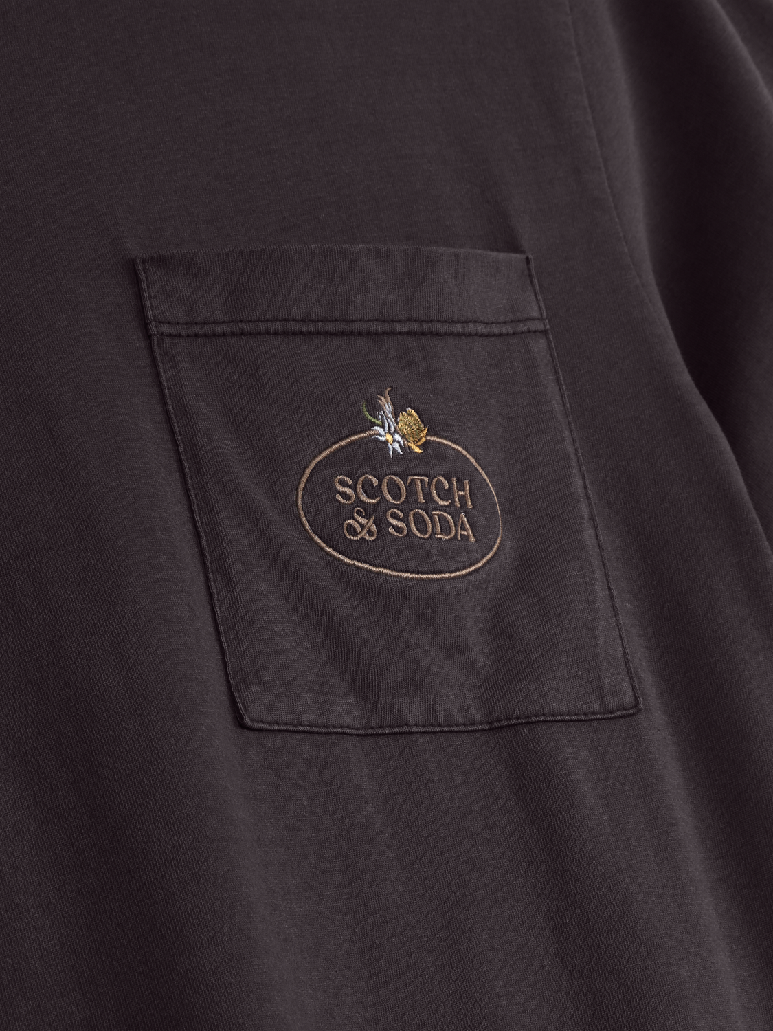 GARMENT DYED SS POCKET TEE