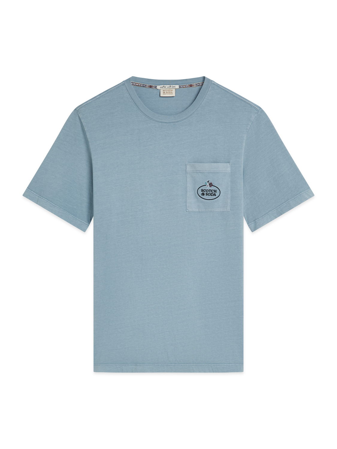 GARMENT DYED SS POCKET TEE