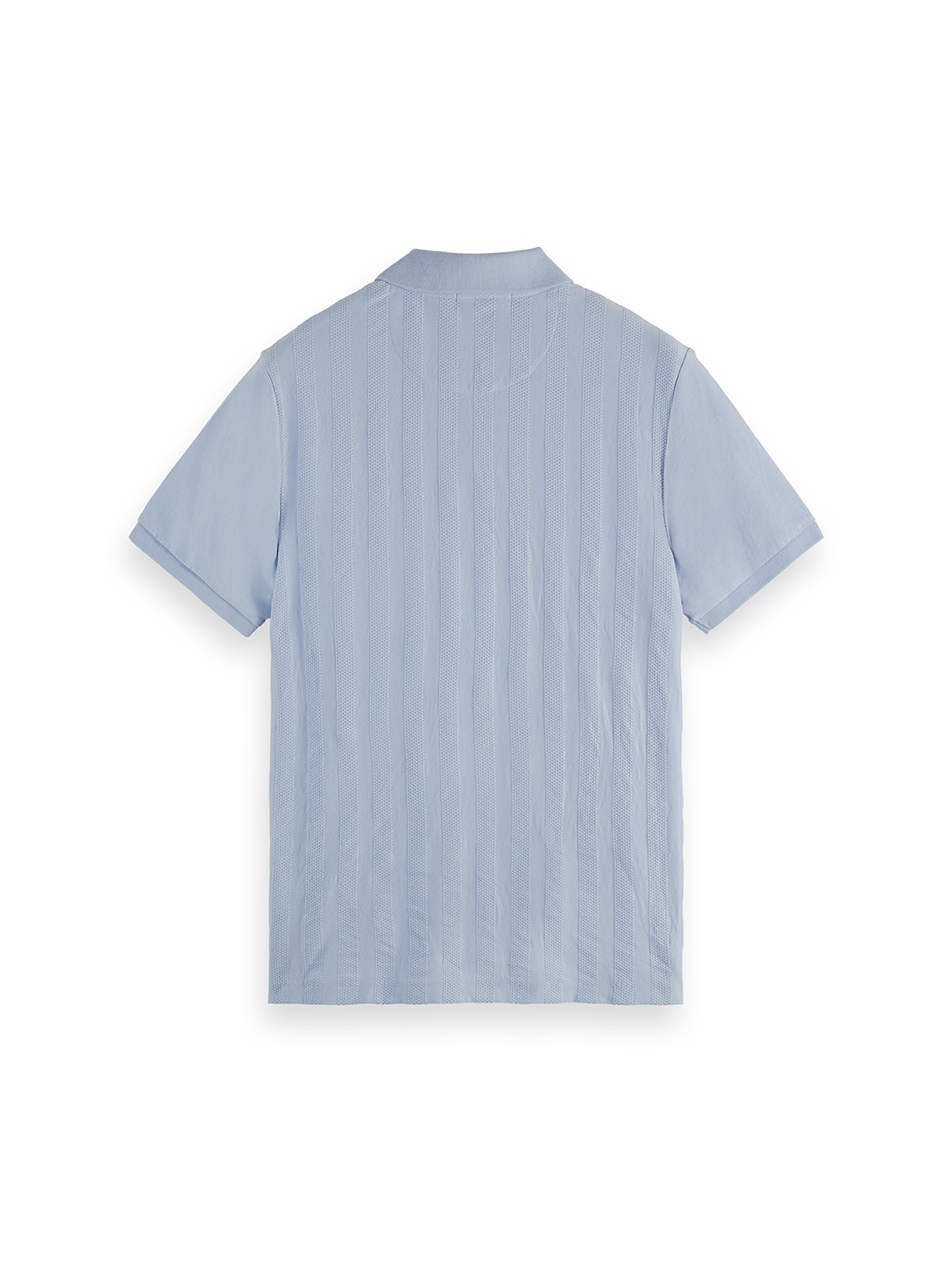 MENS POPCORN PIQUE ZIP POLO – Scotch & Soda Amsterdam