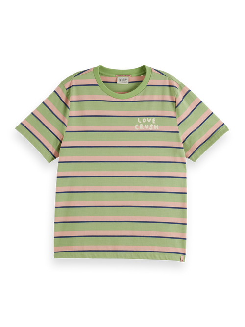 Yarn dye striped regular fit T-shirt