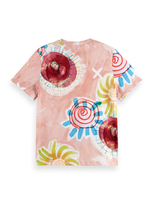 All over printed regular fit T-shirt