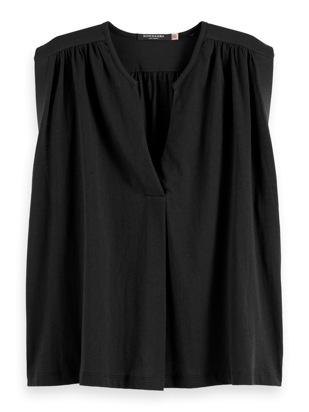 Drape V-Neck Top