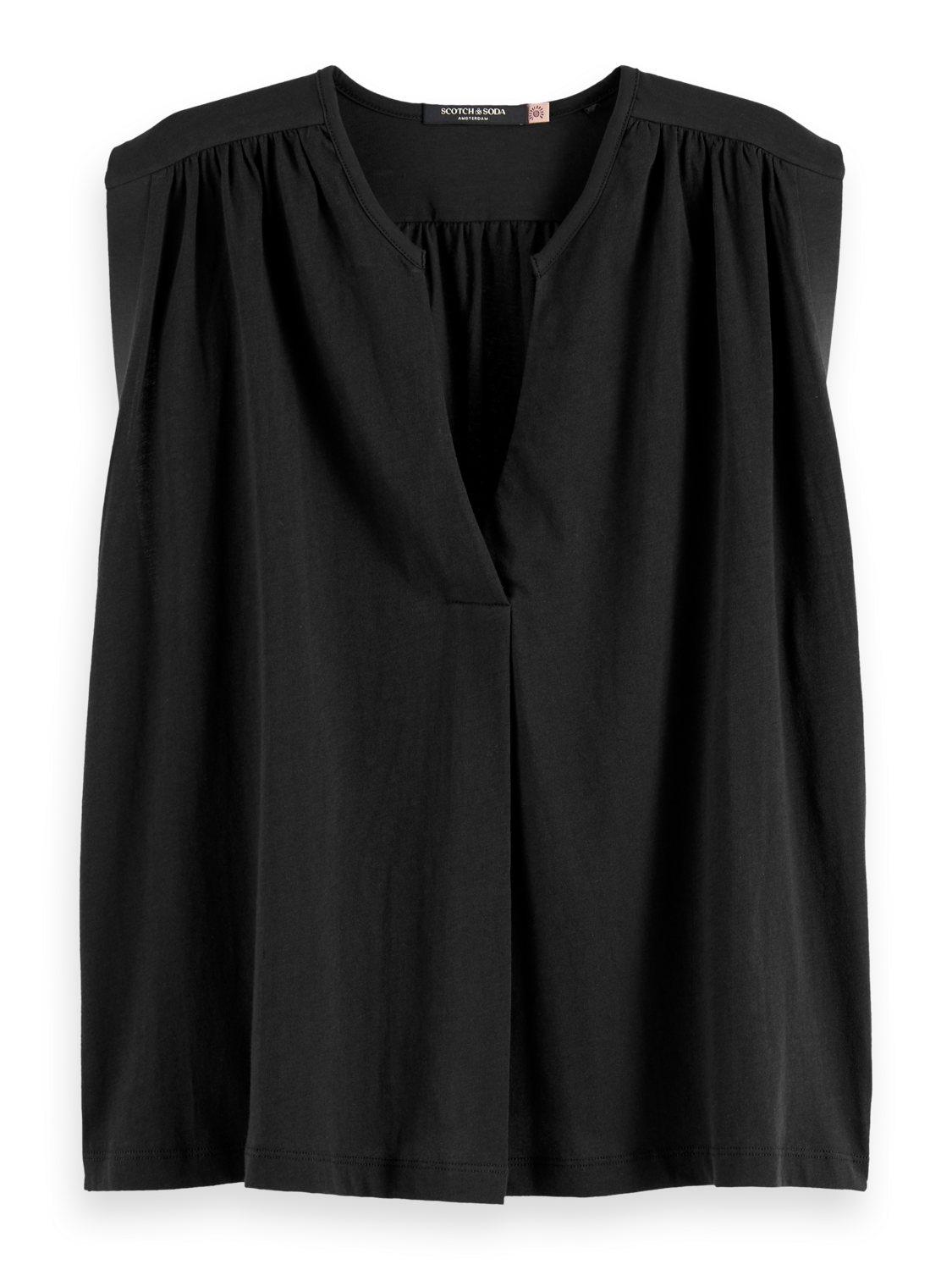 Drape V-Neck Top