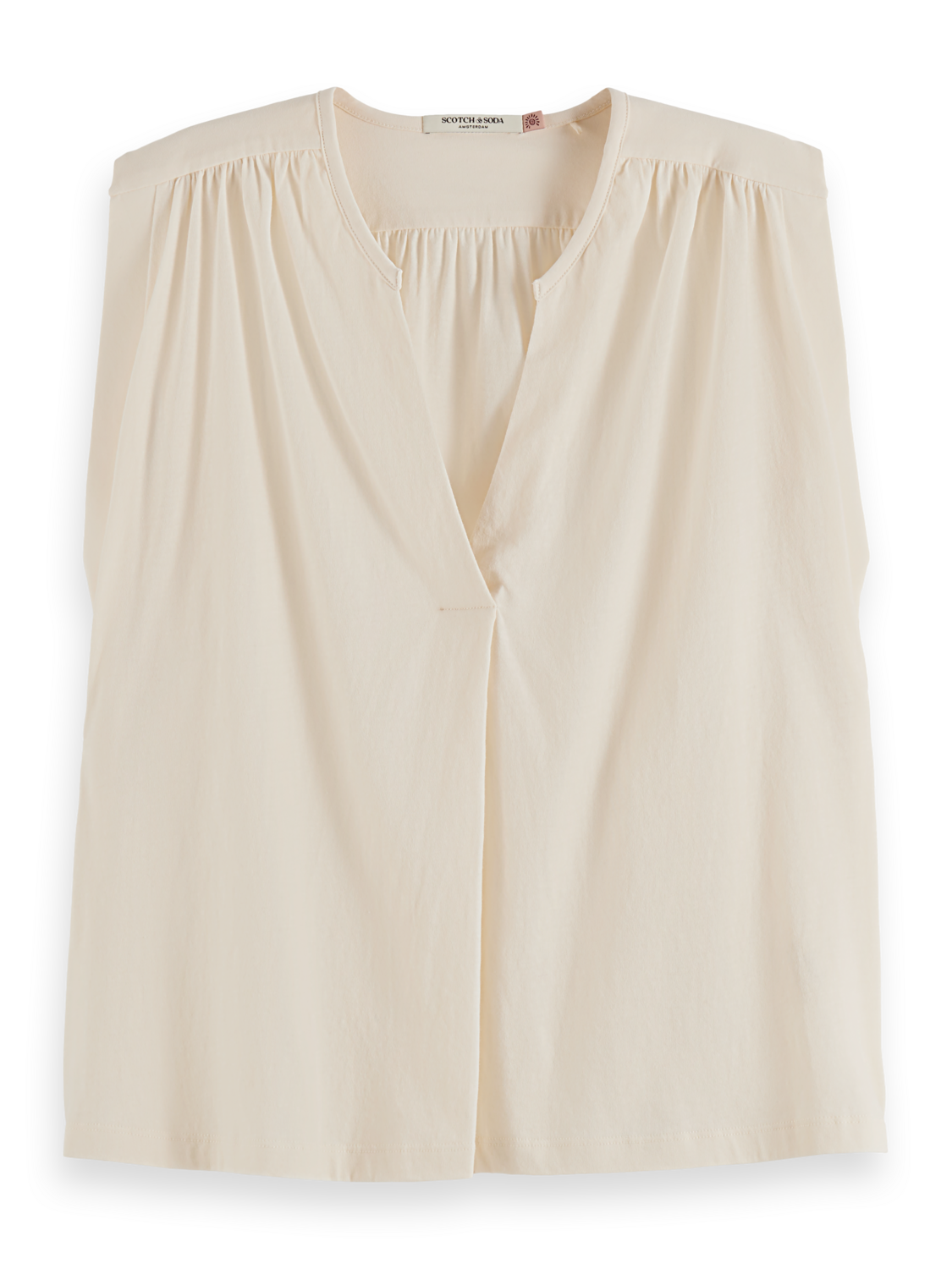 Drape V-Neck Top