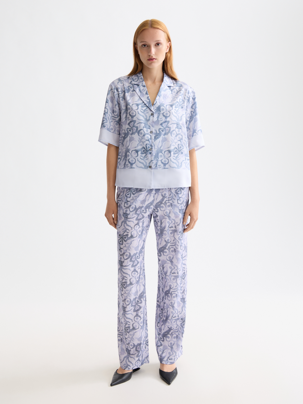 Printed short sleeve shirt