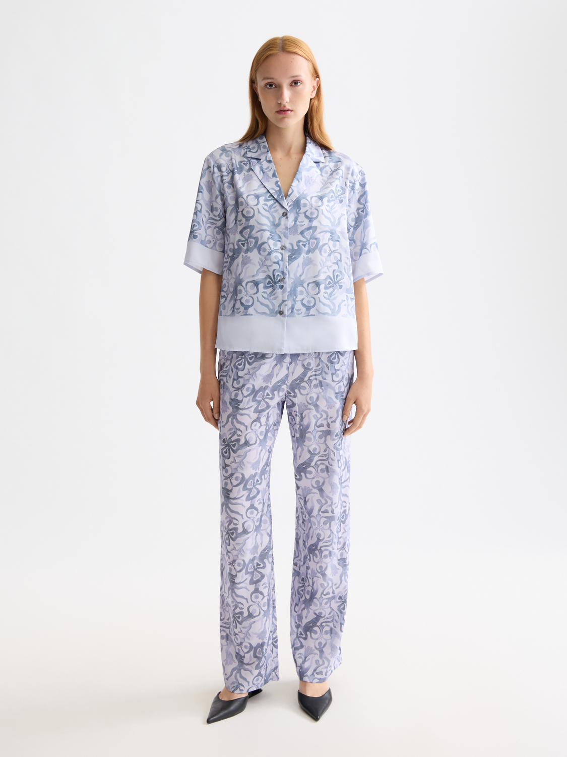 Printed short sleeve shirt