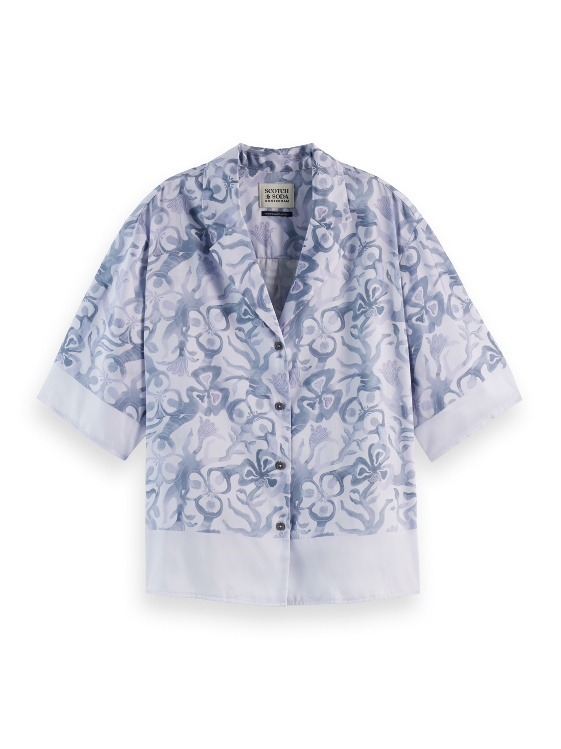 Printed short sleeve shirt