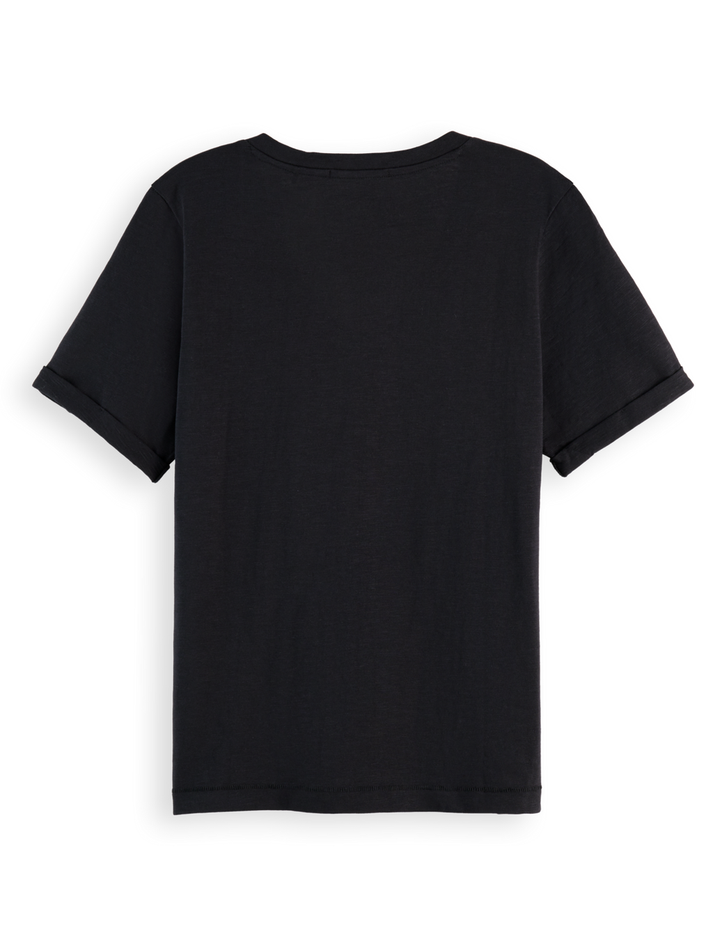 V-neck embroidered artwork T-shirt