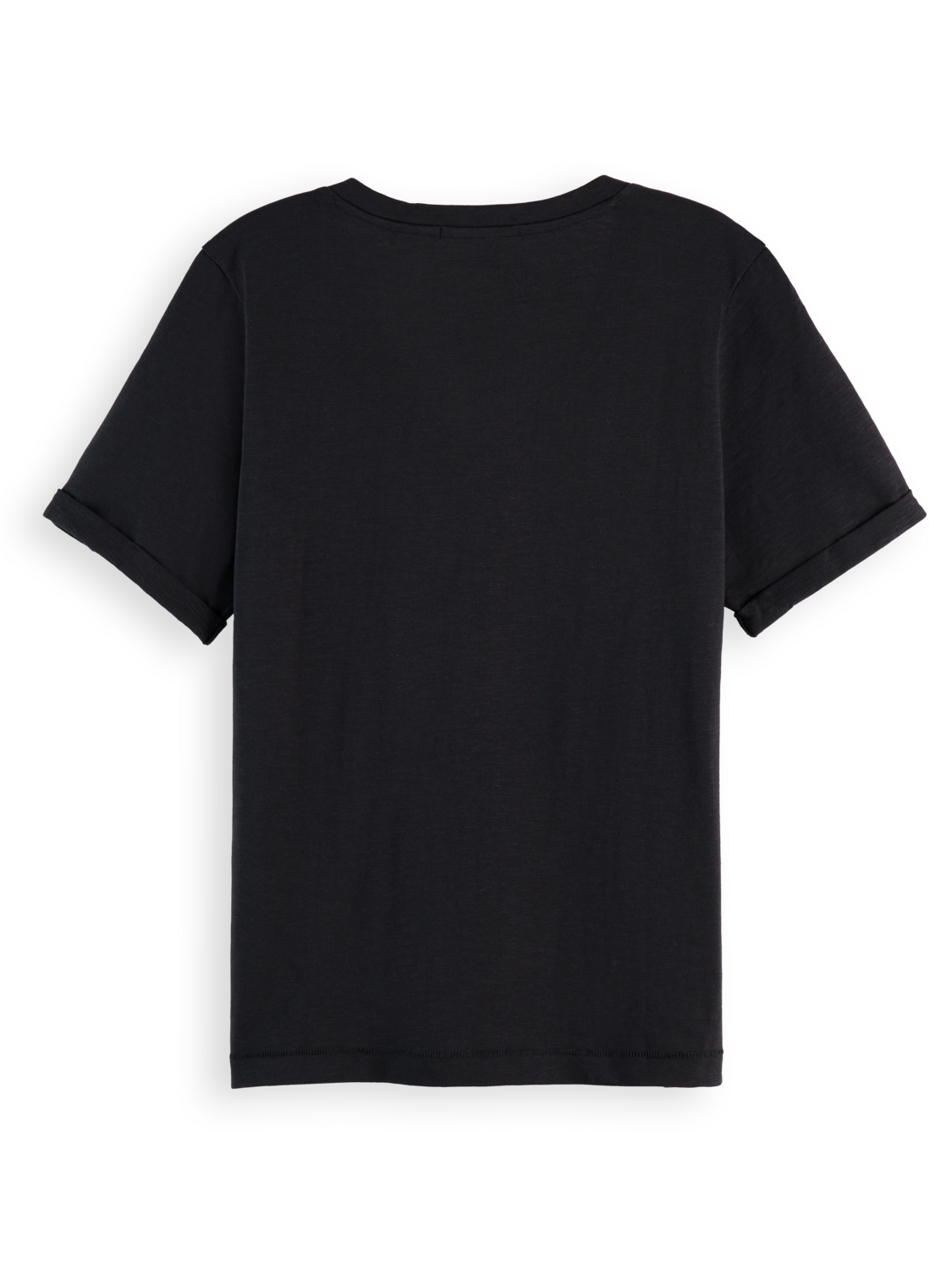 V-neck embroidered artwork T-shirt