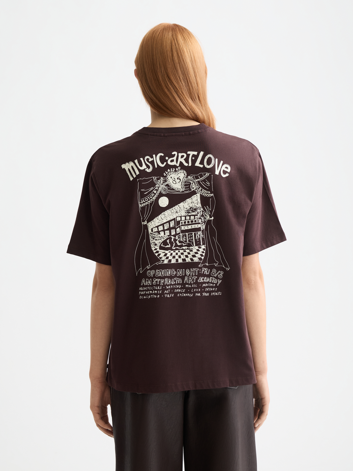 Artwork loose fit T-shirt