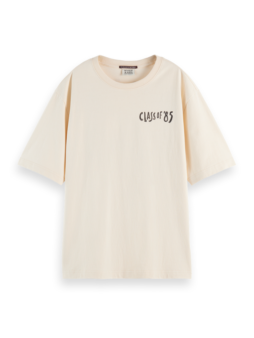 Washed artwork loose t-shirt