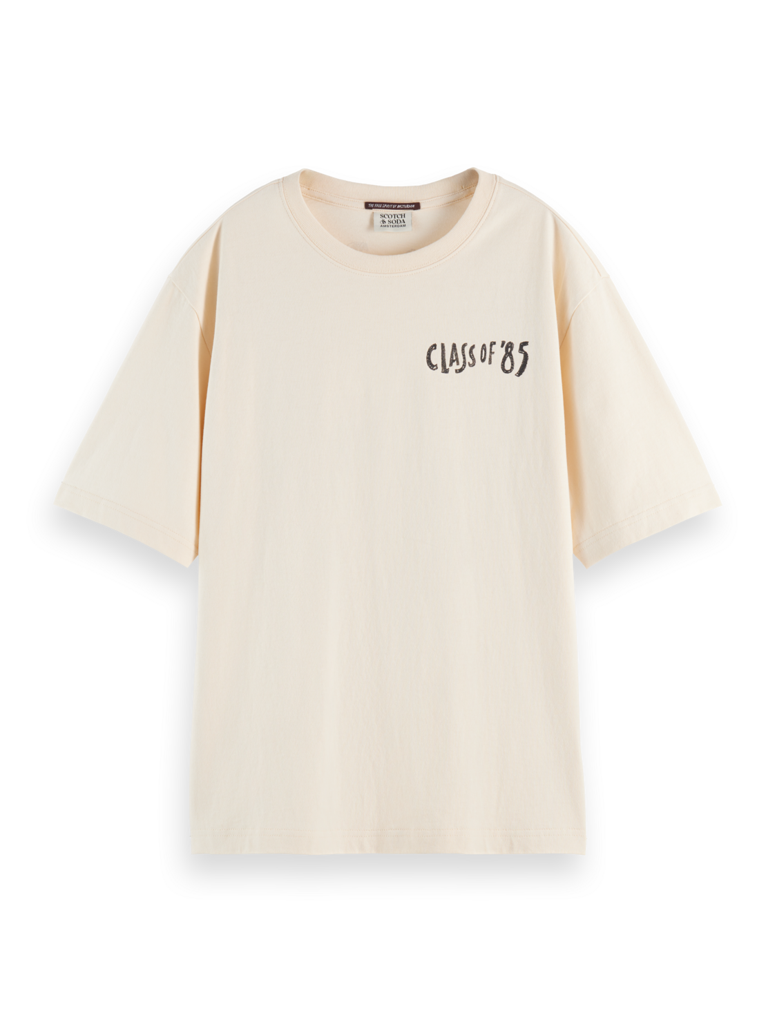 Washed artwork loose t-shirt