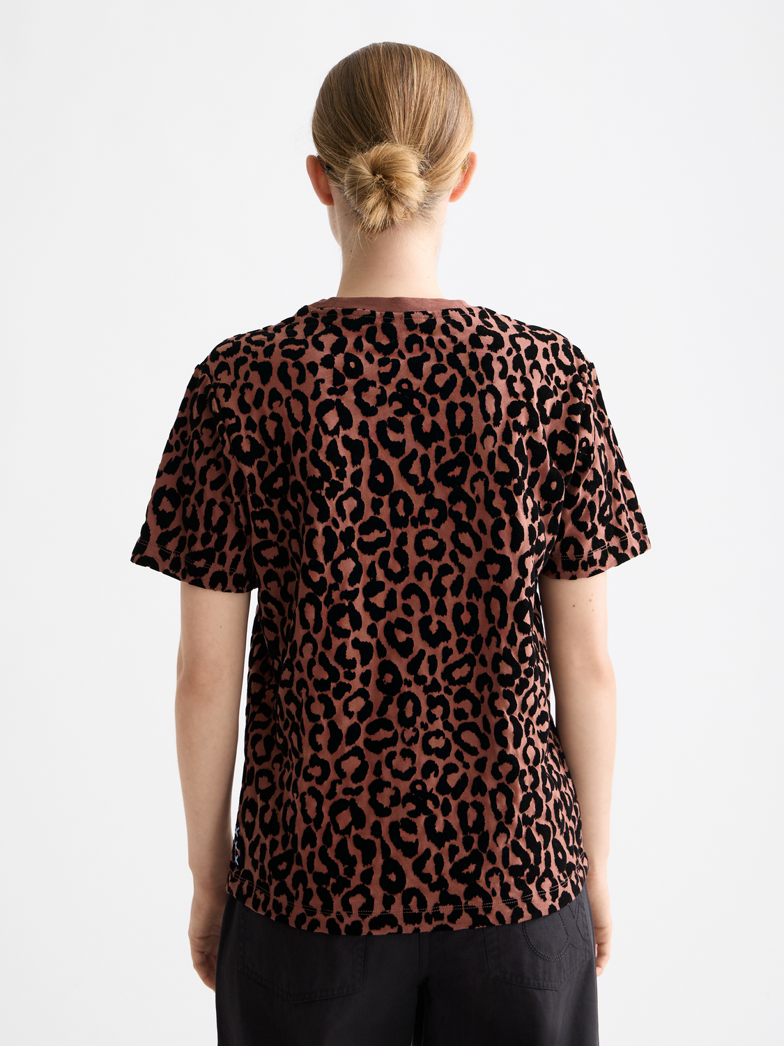 Flock artwork regular T-shirt