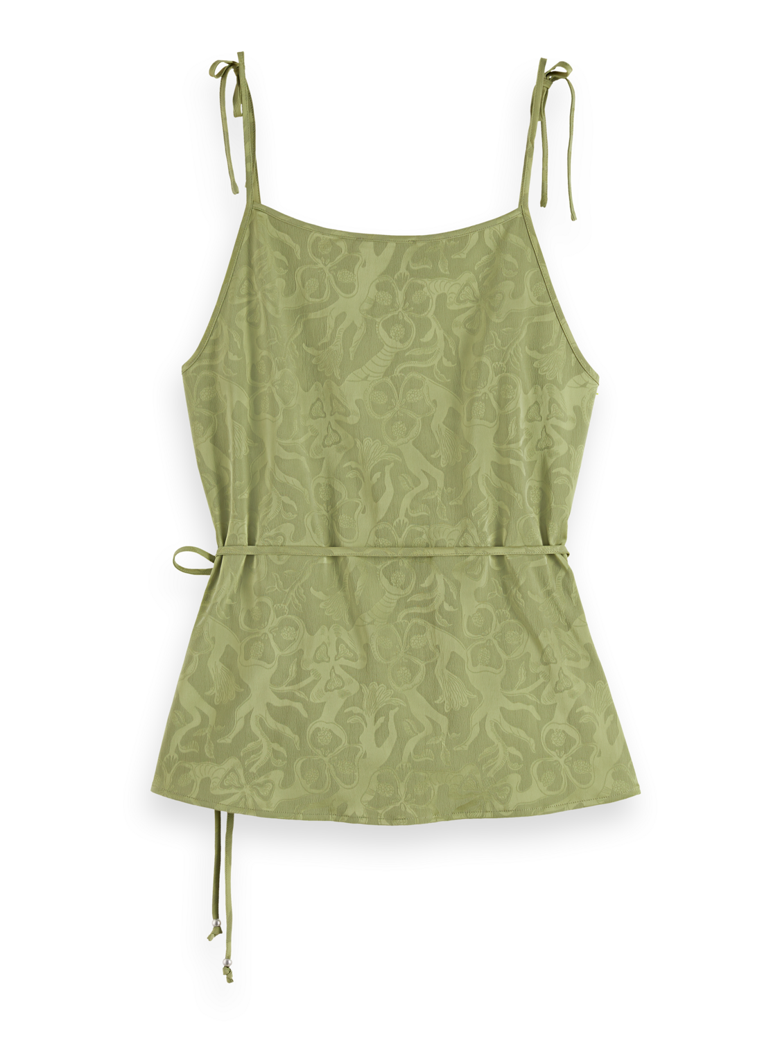 Draped wrap tank