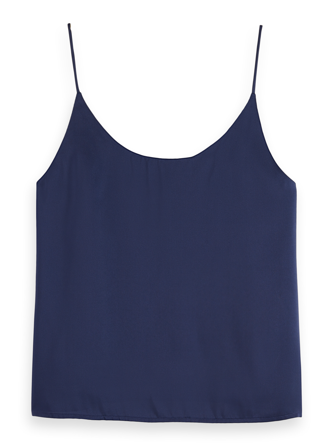 Singlet woven front jersey back tank