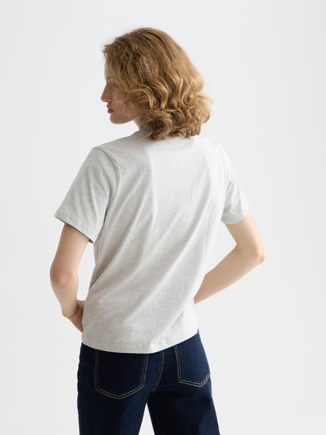 Artwork Regular T-shirt - GREY MELANGE