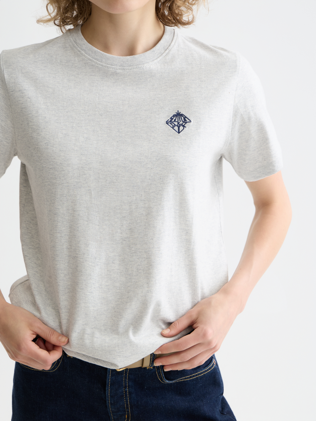 Artwork Regular T-shirt - GREY MELANGE