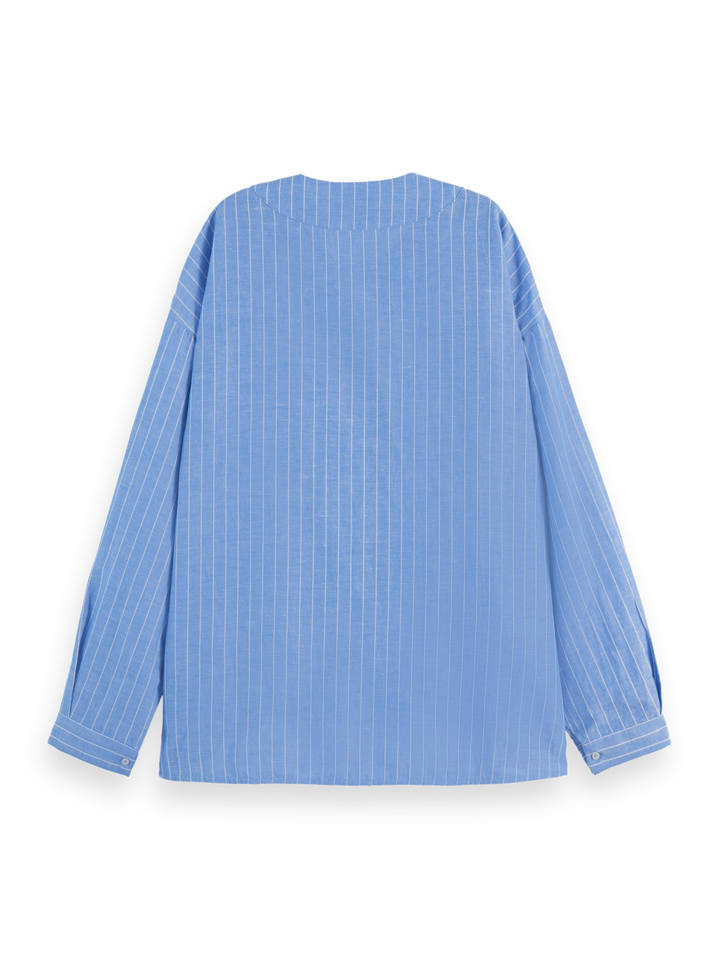 Cotton Linen bib shirt