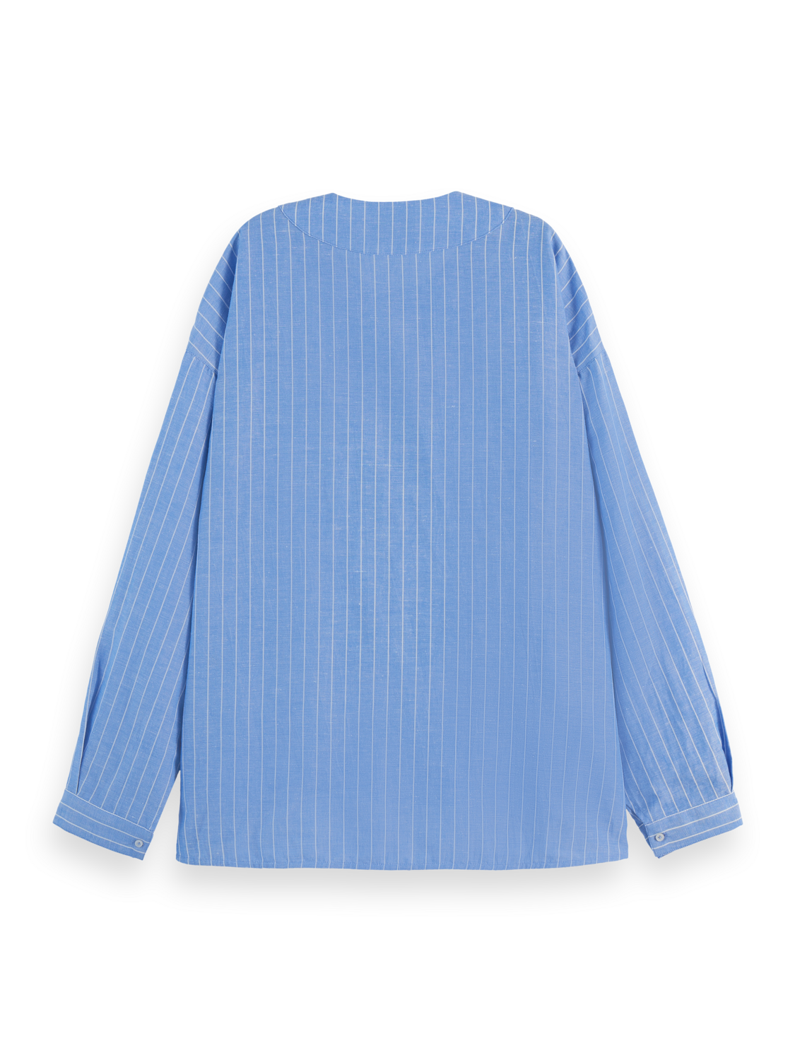 Cotton Linen bib shirt