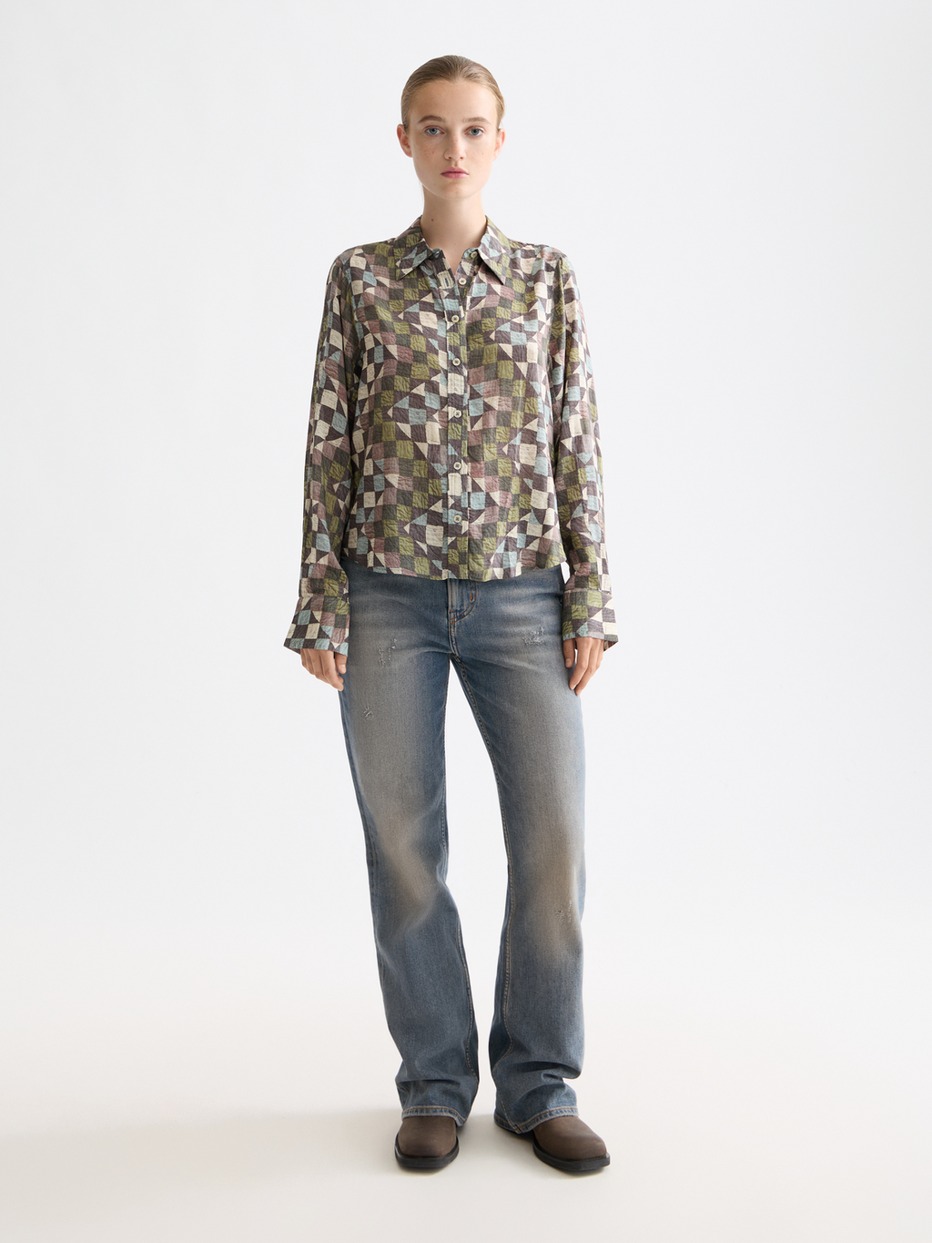 Printed relaxed shirt