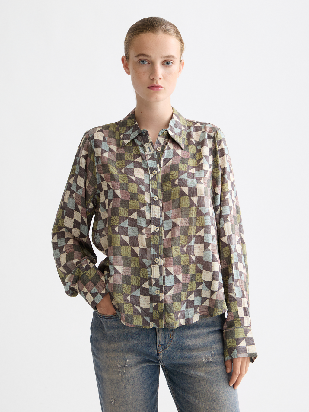 Printed relaxed shirt