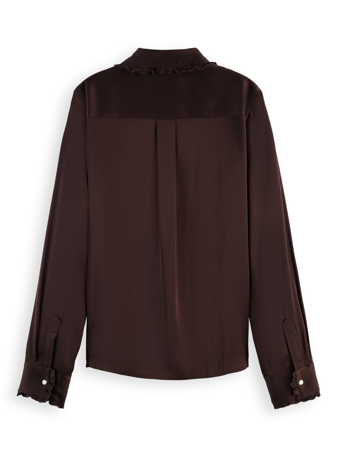 Ruffle collar shirt
