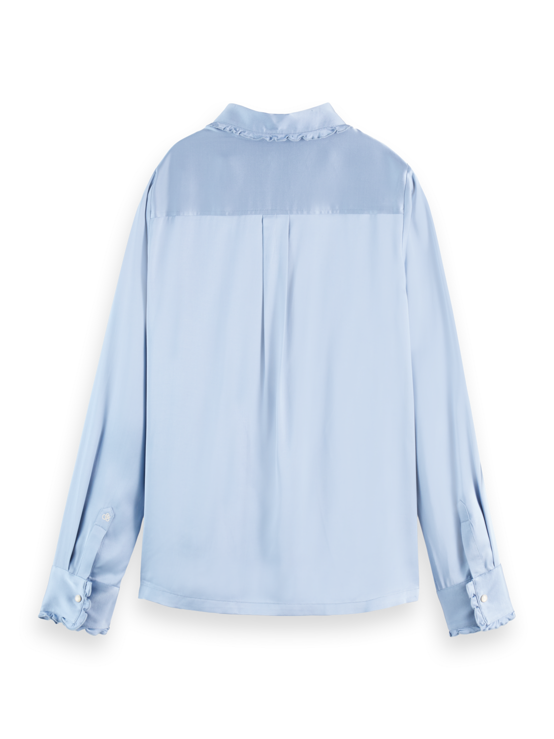 Ruffle collar shirt