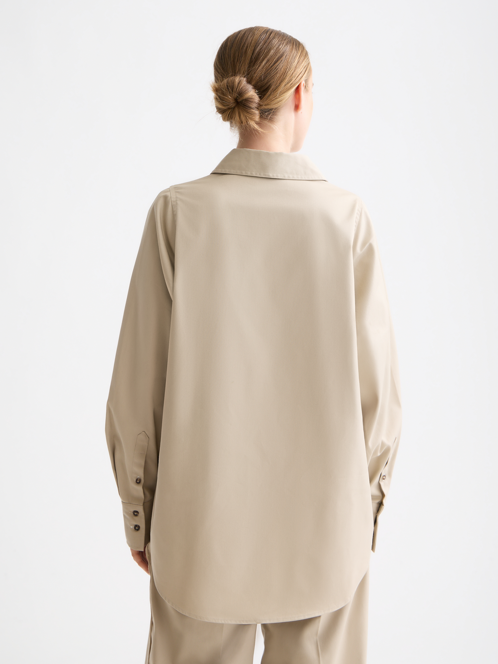 Contrast stitch shirt