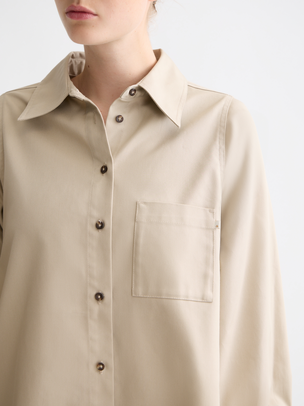 Contrast stitch shirt