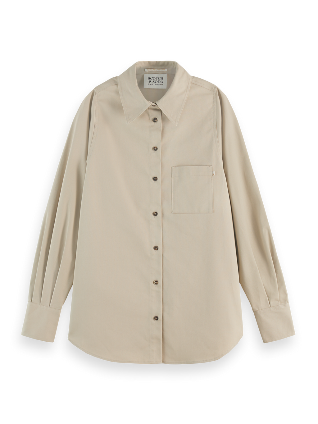 Contrast stitch shirt