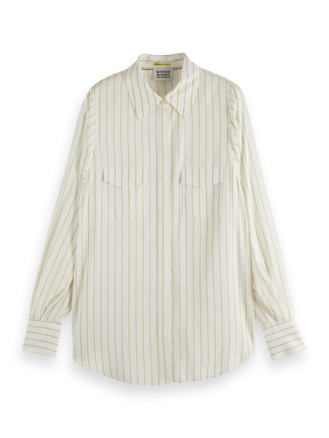 Striped pocket shirt