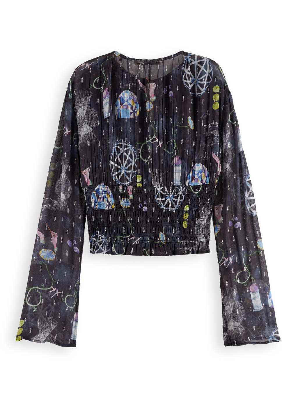 Smocked waist top
