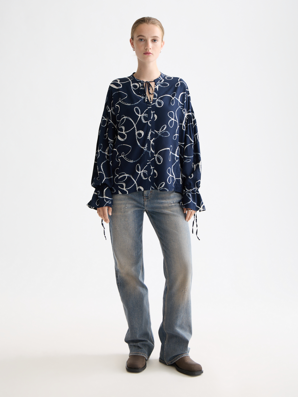 Print blouse