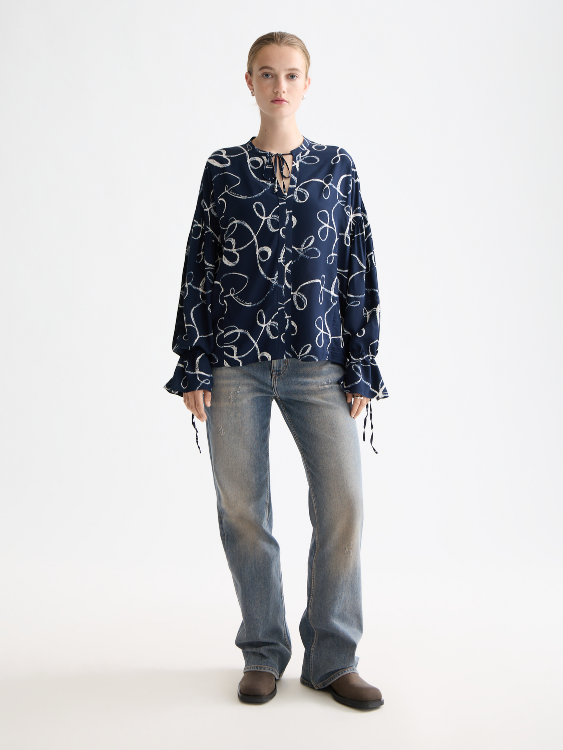 Print blouse