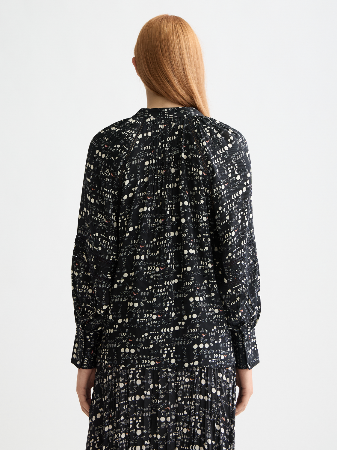 Lace detail blouse