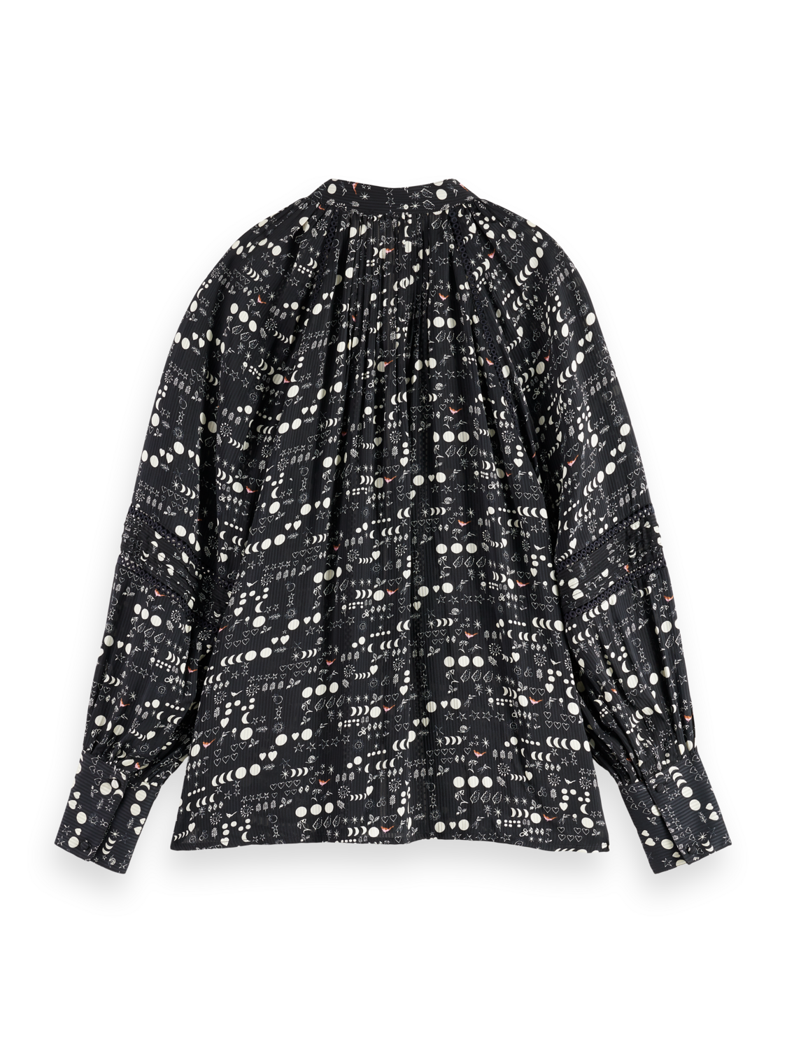 Lace detail blouse