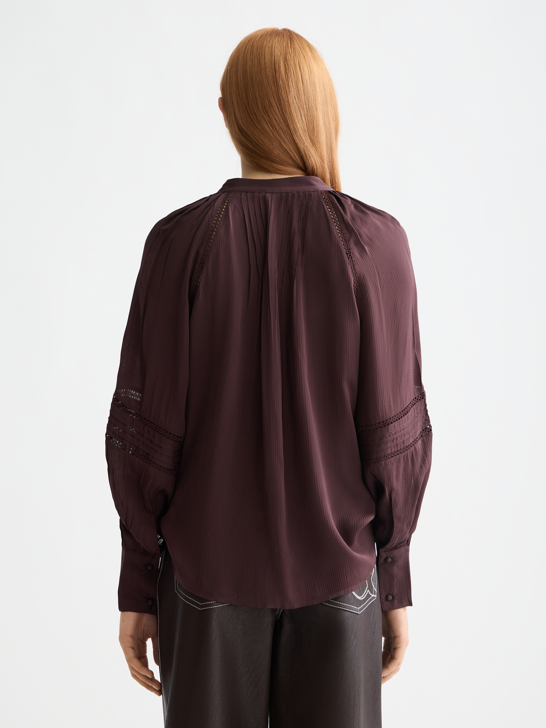 Lace detail blouse