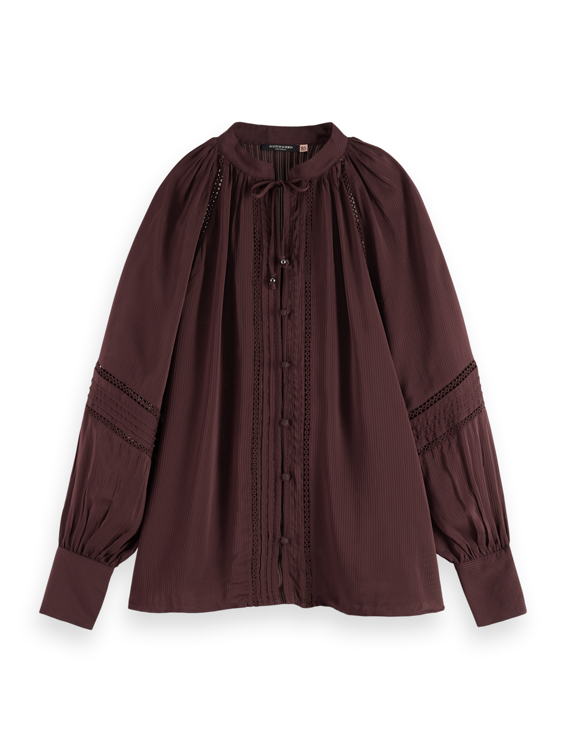 Lace detail blouse