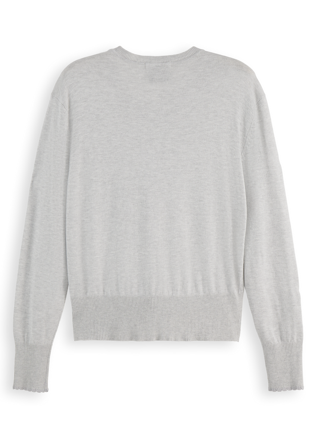 Crew neck relaxed cardigan