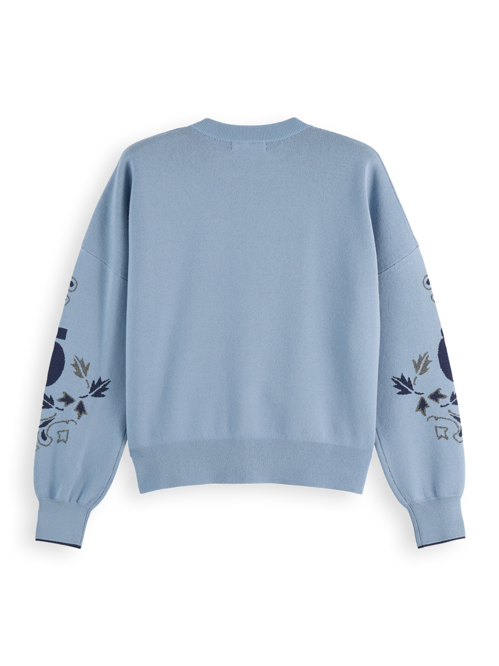 Relaxed jacquard pullover
