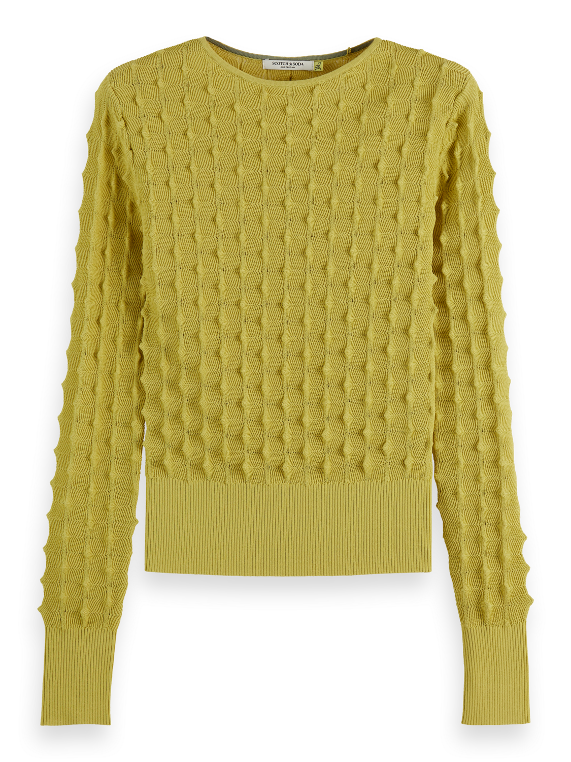 textured stitch pullover