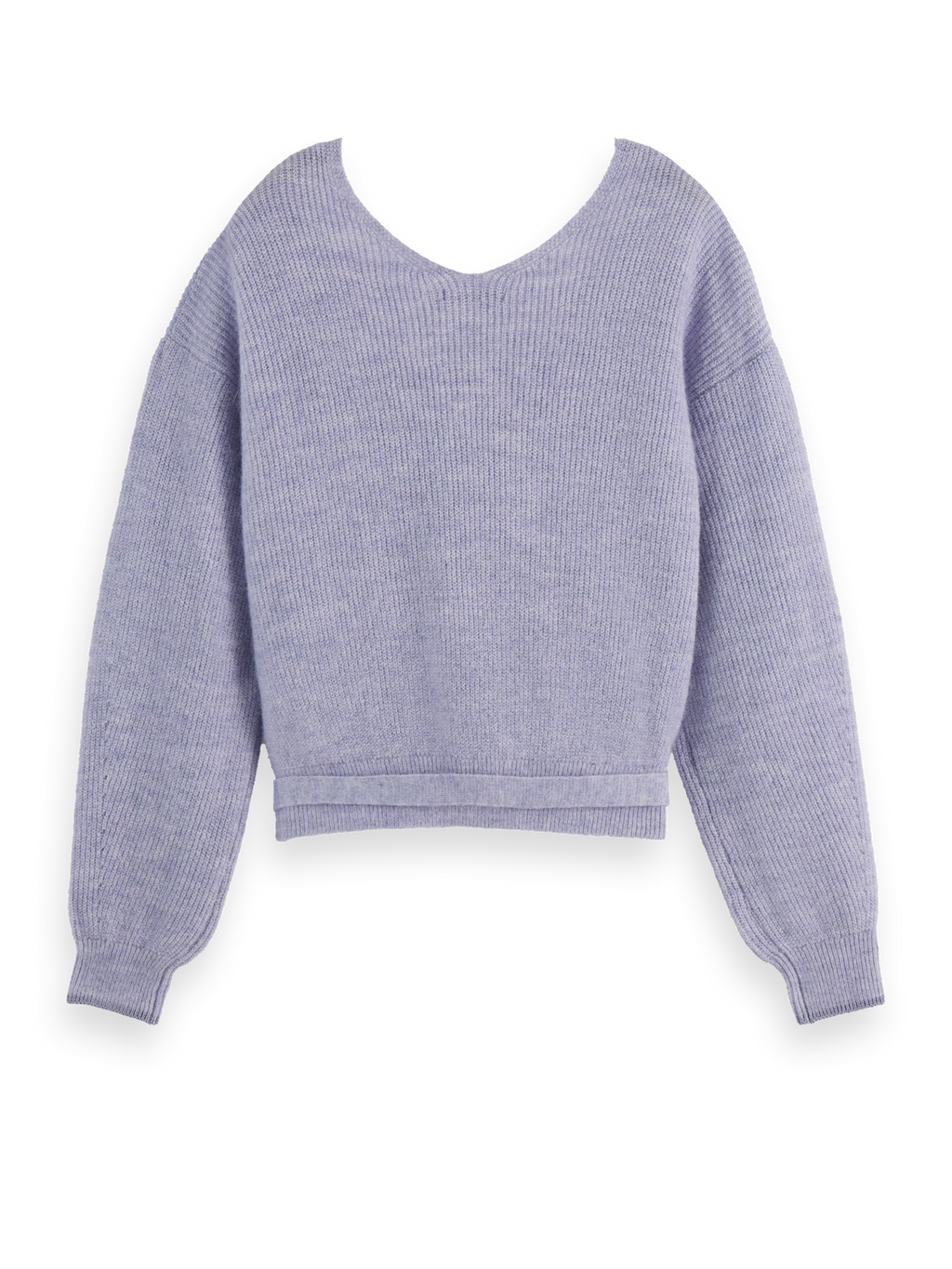 Fuzzy wrap cardigan
