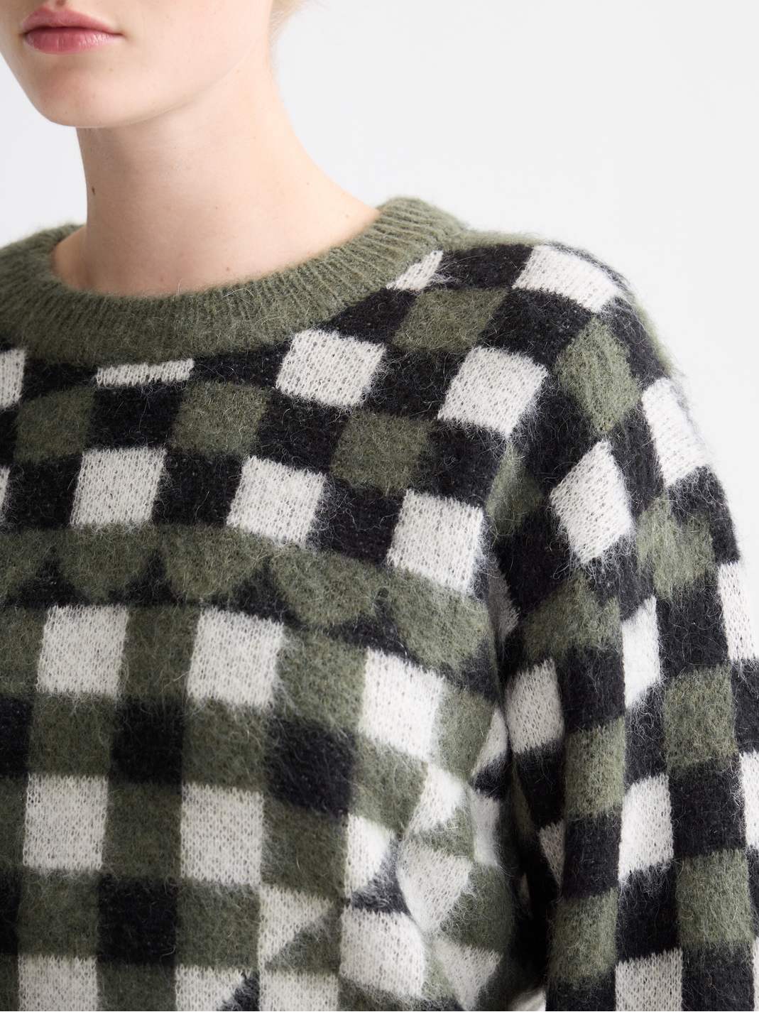 Fuzzy jacquard pullover – Scotch & Soda Amsterdam Fuzzy jacquard pullover – Scotch & Soda Amsterdam