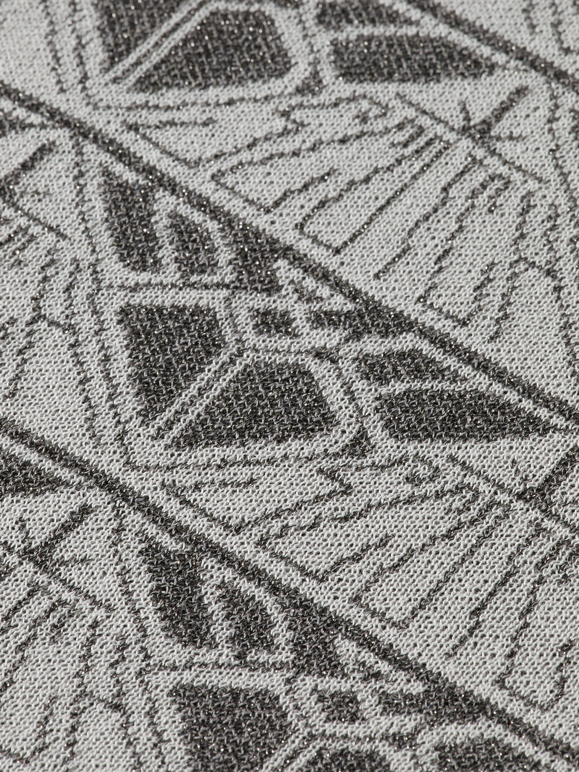 Jacquard knitted jacket
