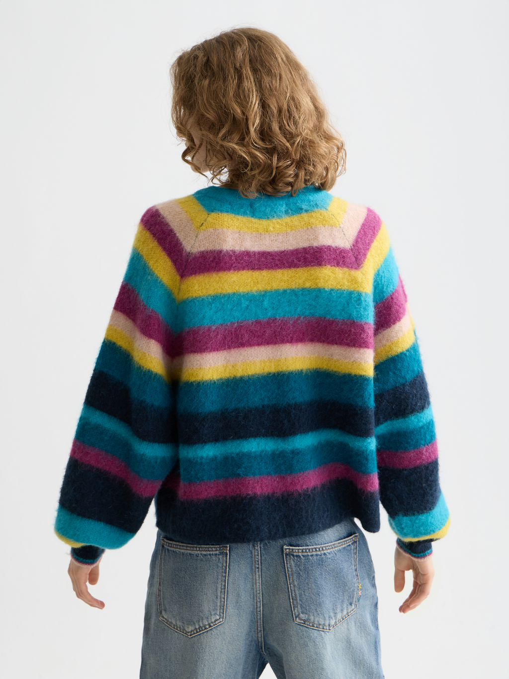 Striped oversized pullover